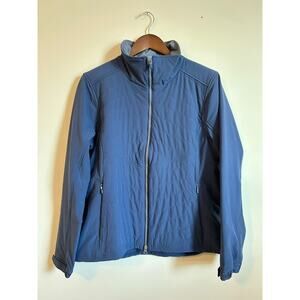 Zero Restriction Jacket Womens L Blue Jillian Quilted